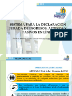 Sistema para La Declaración Jurada de Ingresos, Activos y Pasivos en Línea