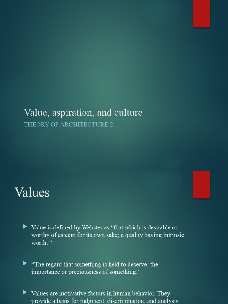 Value Aspiration and Culture | PDF | Behavior | Roman Empire