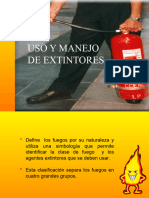 Uso y Manejo de Extintores