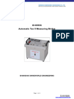 SW-SPEC - 6000A Automatic Tan Delta Measuring Bridge