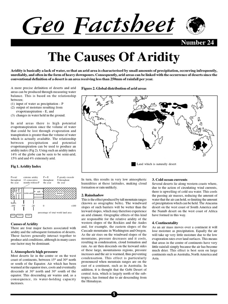 Unveiling the Truth Behind Aridity: Causes, Effects, and Solutions