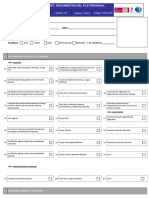 Checklist Documentos File Personal