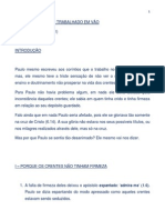 Gálatas 4.11 - A Sensação de Ter Trabalhado em Vão