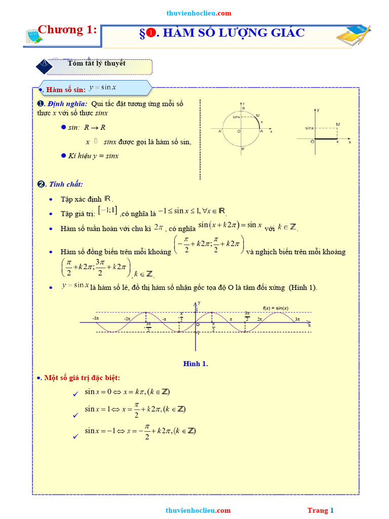 Trac nghiem bai ham so luong giac toan 11 pdf