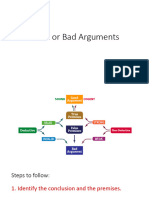 Good or Bad Arguments