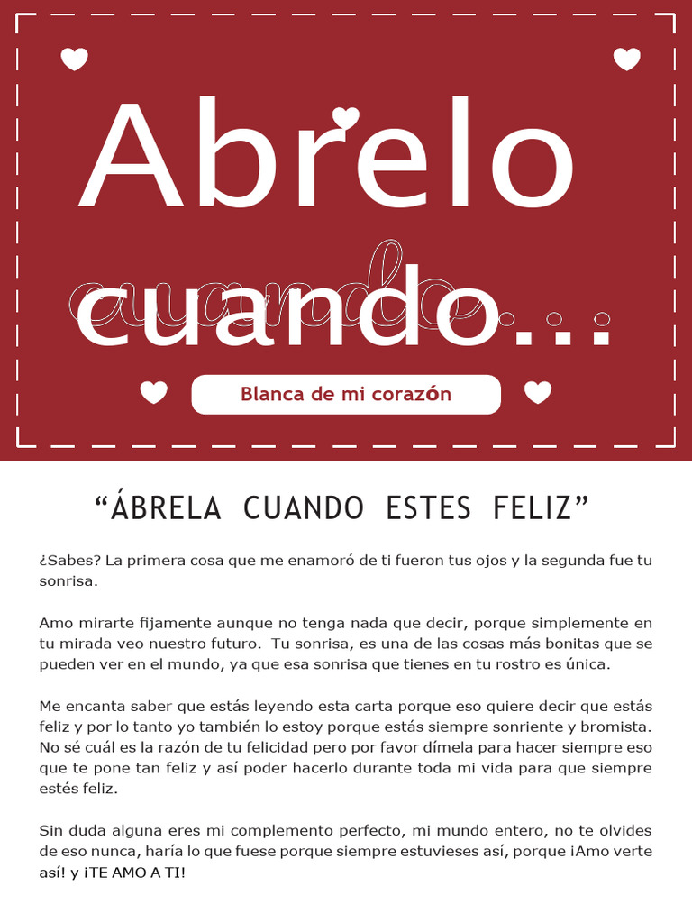 Abrelo Cuando Pdf Amor
