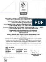 Certificadod de Conformidad Epi Arnes 50 12