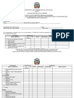 Formulario Base Sobre Utensilios y Mantenimiento de Hospitales