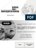 Modificações Fisiológicas Do Puerpério