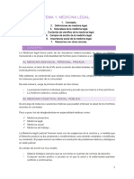 Tema 1 de Medicina Legal