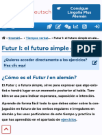 Futur I - El Futuro Simple en Alemán