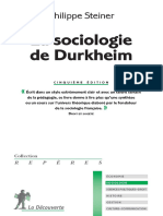 La Sociologie de Durkheim LA DECOUVERTE