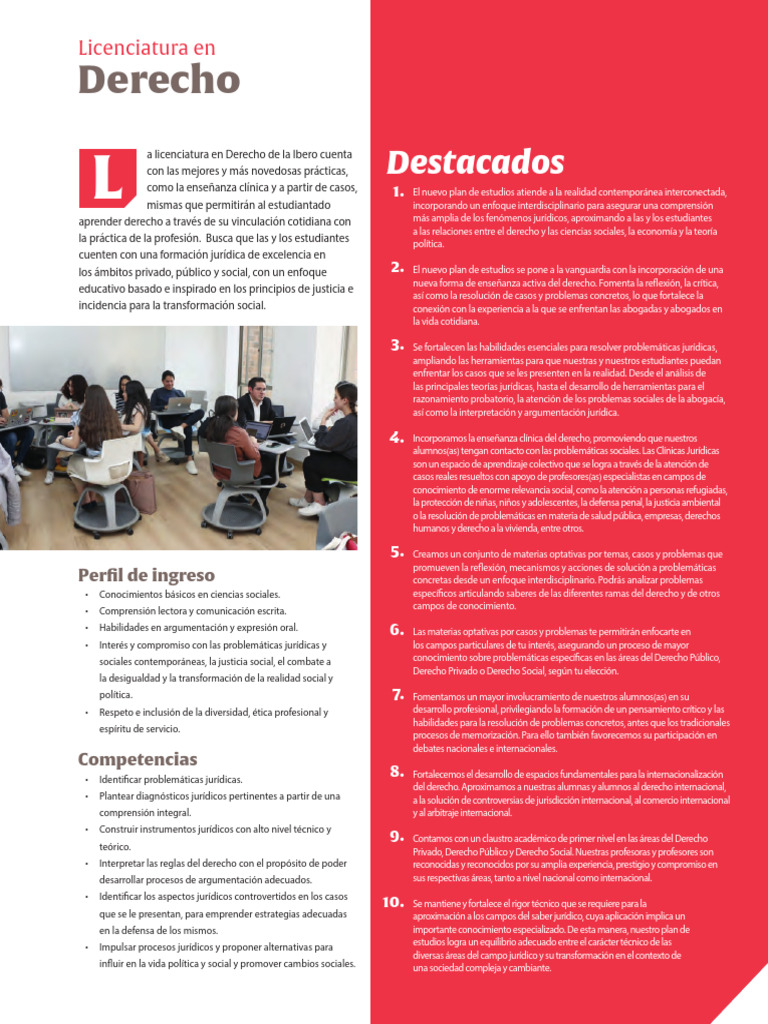 licenciatura-en-derecho | PDF | Plan de estudios | Enseñando