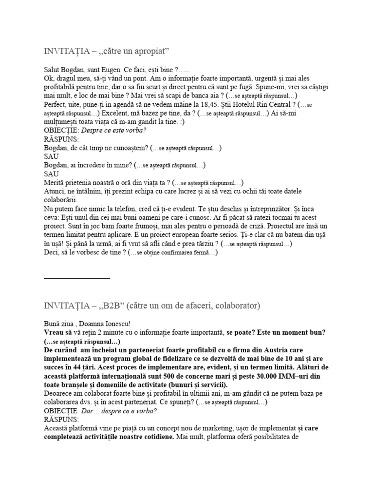 11 Modele de INVITAȚII | PDF