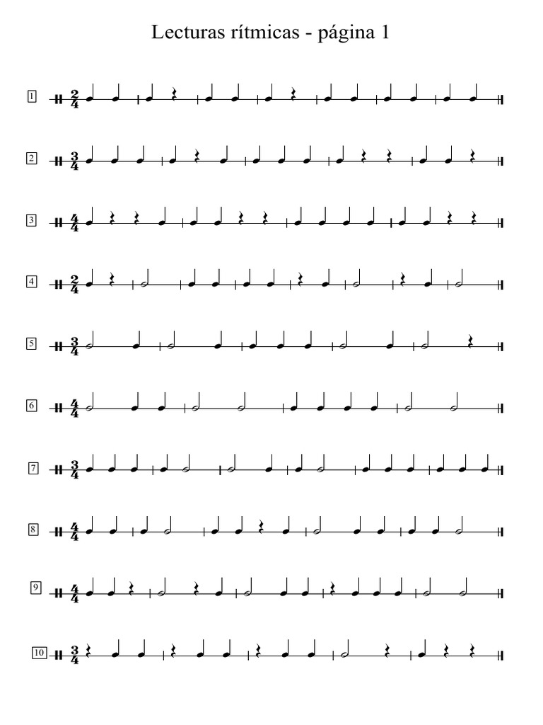 Líneas Rítmicas 2021 - Partitura Completa | PDF | Échecs