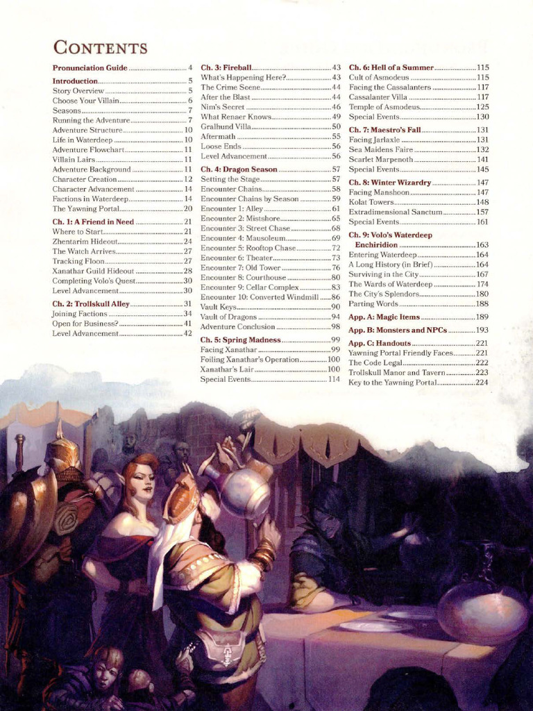 Waterdeep - Dragon Heist-4 | PDF | Role Playing Games
