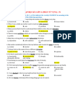 Lop 11 New - HK I.vocabulary and Grammar
