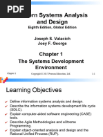 Modern Systems Analysis and Design: The Systems Development Environment