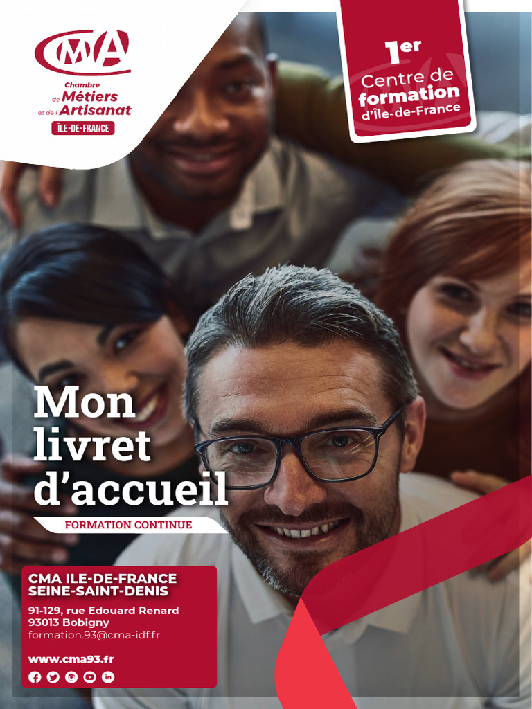 Livret d'accueil - Formation CMA IDF | PDF | Application | Informatique