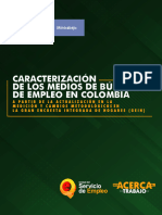 Caracterizacion de Los Medios de Busqueda de Empleo en Colombia Jul2022