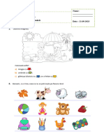 Test Evaluare Initiala CLR Pregatitoare A