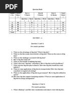 Question Bank - Big Data