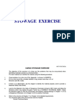 5. Stowage Exercise