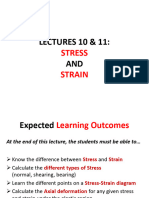 Lecture 1011 - Stress and Strain