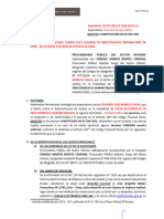 Actor Civil Contra La Administracion de Justicia (Falsa Declaracion en Procedimiento Administrativo)