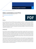 Nitidez e Perplexidade Na Voz de Chinoy - Resonancias - Revista de Pesquisa Musical