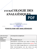 Toxicologie Des Analgésiques