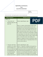 ANECITO FA4 - Lesson-Reflection Activity Sheet