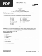 AP Chemistry 2008 With Answers