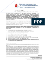 Documento Presentación CONADENNA (Al 01 Nov 2011)