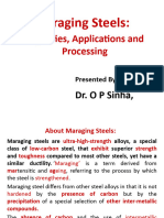 4. Lecture-1, Maraging Steels