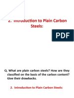 Lecture-1, Plain Carbon Steels