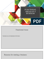 Functional Areas of A Business 3