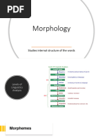 Morphological Analysis