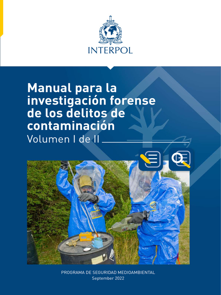 INTERPOL Pollution Crime Forensic Investiation Manual - Vol. 1 - 1-ESP ...
