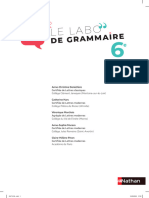 Nathancahier Le Labode Grammaire 6 Ecorrige 2020