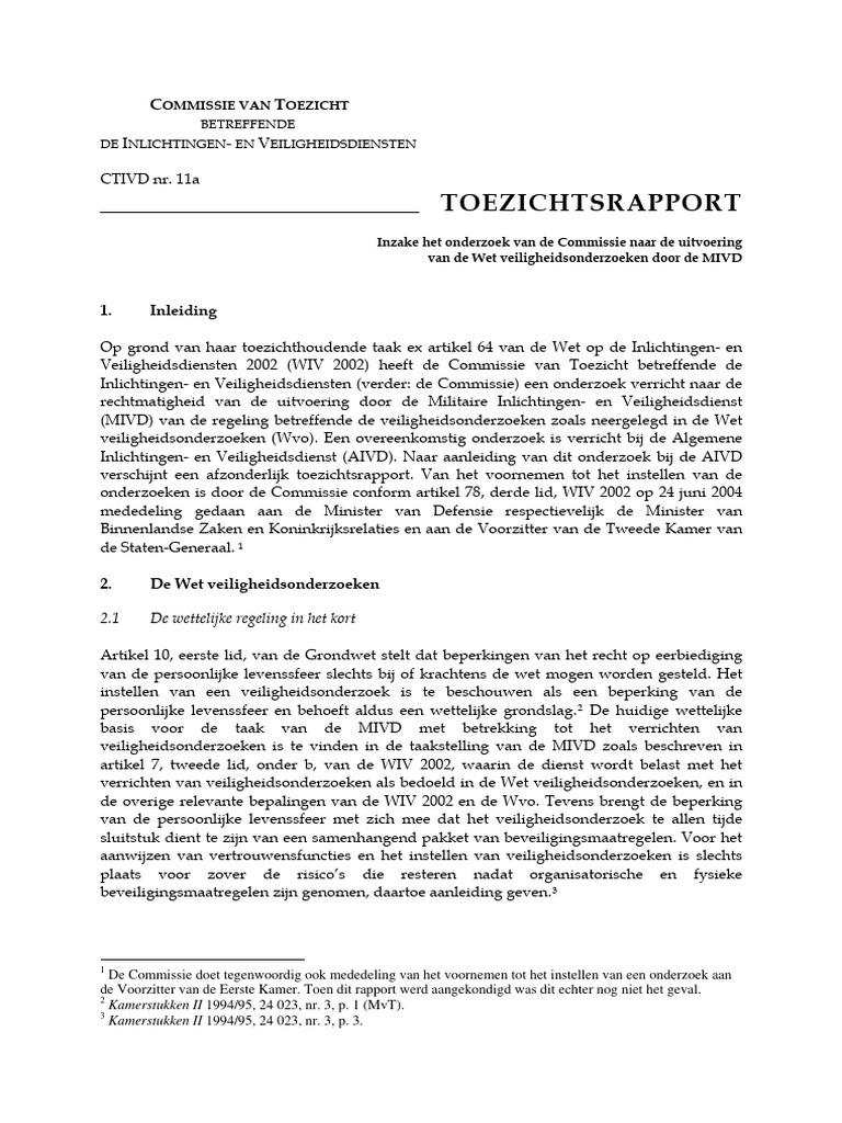 Ctivd Rapport 11a | PDF