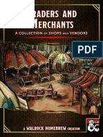 (WH) Traders & Merchants! Inventories For 28 Different Types of Merchant Indexed by Quality.