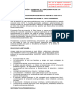 Plan de Prevención y Promocion de La Salud Mental de Los Trabajadores