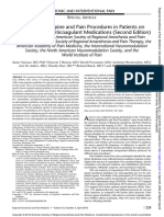 Interventional Spine and Pain Procedures in Patients On Anticoaglulation