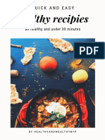 Quick and Easy Healthy Cookbook