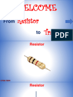 Basics of Transistor - 1 - Resistor To Transistor Approach