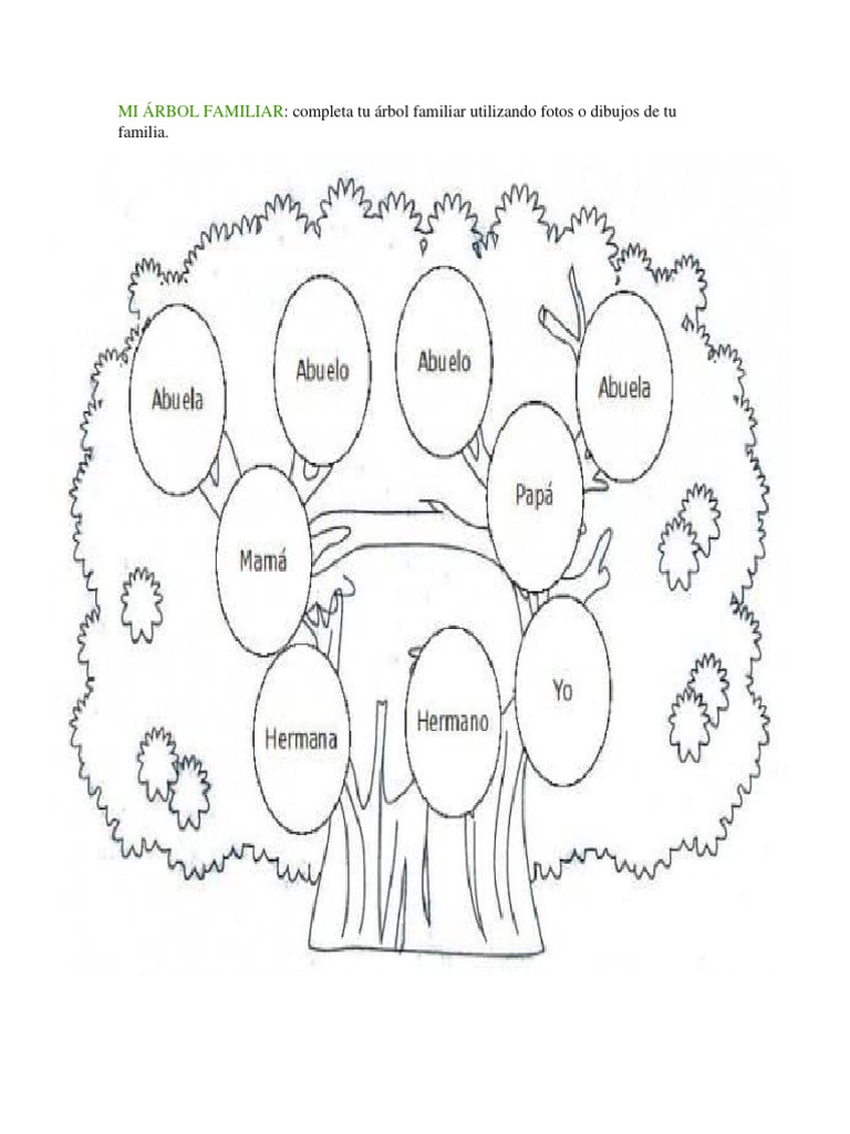 Crea tu árbol familiar con fotos | PDF