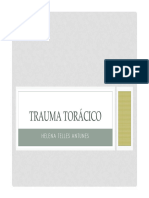 Trauma - Toracico Helena Antunes 2014