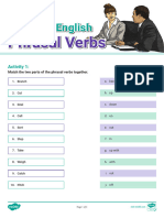 Business English Phrasal Verbs Worksheet Adults b1 b2 - Ver - 2