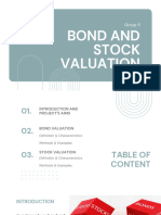 Group 5 - Bond and Stock Valuation